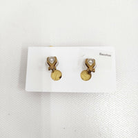 tamas 未使用 Bacchus 定価27500円 ビーズ イヤリング ブラック シルバー レディース タマス【中古】5-0628G♪