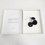 la fleur 新品 Fort Greene Place さくらんぼ c2503 定価38500円 ブローチ ブラック ホワイト レディース ラフルール【中古】5-0628G♪