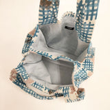 marble sud 新品 バームクーヘン 定価7700円 トートバッグ ブルー レディース マーブルシュッド【中古】5-1112G∞