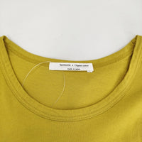 harmonie ふんわり天竺 裾ラウンド LONG丈 タンクトップ 82040175 タンクトップ イエロー レディース アルモニ【中古】5-0704S♪