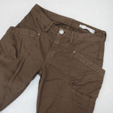 Antgauge ストレッチピケスキニーパンツ サイズSS GC458-150 パンツ ブラウン レディース アントゲージ【中古】5-1006G∞