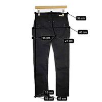 Antgauge ストレッチピケスキニーパンツ サイズSS パンツ ブラック レディース アントゲージ【中古】5-1006G∞