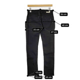 Antgauge ストレッチピケスキニーパンツ サイズSS パンツ ブラック レディース アントゲージ【中古】5-1006G∞
