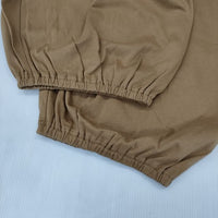 grin シルケットポンチ バルーンパンツ 8231C-006 コットン パンツ キャメル レディース グリン【中古】5-1006G∞