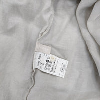 nest Robe 01211-1114 レースカラー2wayスモックワンピース 定価28600円 リネン ワンピース ライトグレー レディース ネストローブ【中古】5-0822M△