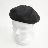 MHL. ウール ベレー帽 日本製 595-1276504 ベレー帽 ブラック レディース エムエイチエル【中古】5-1117T◎
