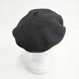 MHL. ウール ベレー帽 日本製 595-1276504 ベレー帽 ブラック レディース エムエイチエル【中古】5-1117T◎