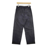 MHL. イージーワークパンツ 596-9140500 NATURAL DENIM コットン パンツ ブラック メンズ エムエイチエル【中古】5-1006G∞