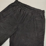 MHL. イージーワークパンツ 596-9140500 NATURAL DENIM コットン パンツ ブラック メンズ エムエイチエル【中古】5-1006G∞