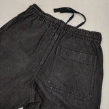 MHL. イージーワークパンツ 596-9140500 NATURAL DENIM コットン パンツ ブラック メンズ エムエイチエル【中古】5-1006G∞