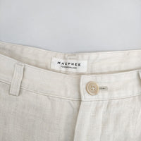 MACPHEE ヘンプ 日本製 サイズ36 パンツ ライトベージュ レディース マカフィー【中古】5-0822M△