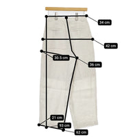MACPHEE ヘンプ 日本製 サイズ36 パンツ ライトベージュ レディース マカフィー【中古】5-0822M△