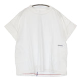 快晴堂 首まわりシッカリTシャツ サイズ2 半袖Ｔシャツ カットソー ホワイト レディース 快晴堂【中古】5-0704S♪