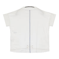 快晴堂 首まわりシッカリTシャツ サイズ2 半袖Ｔシャツ カットソー ホワイト レディース 快晴堂【中古】5-0704S♪