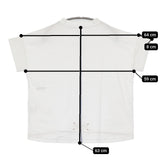 快晴堂 首まわりシッカリTシャツ サイズ2 半袖Ｔシャツ カットソー ホワイト レディース 快晴堂【中古】5-0704S♪