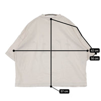 tumugu trois ラフィ天竺コットンプリントTシャツ TC23106 定価7590円 半袖Ｔシャツ カットソー ベージュ レディース ツムグ【中古】5-0704S♪