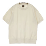 A VONTADE 鹿の子 コットンピケ クルーネック 半袖Ｔシャツ カットソー ベージュ レディース アボンタージ【中古】5-0704S♪