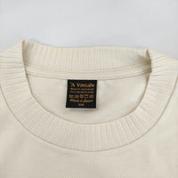 A VONTADE 鹿の子 コットンピケ クルーネック 半袖Ｔシャツ カットソー ベージュ レディース アボンタージ【中古】5-0704S♪