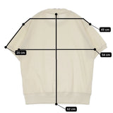 A VONTADE 鹿の子 コットンピケ クルーネック 半袖Ｔシャツ カットソー ベージュ レディース アボンタージ【中古】5-0704S♪