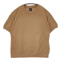 A VONTADE 鹿の子 コットンピケ クルーネック 半袖Ｔシャツ カットソー キャメル レディース アボンタージ【中古】5-0704S♪