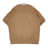 A VONTADE 鹿の子 コットンピケ クルーネック 半袖Ｔシャツ カットソー キャメル レディース アボンタージ【中古】5-0704S♪