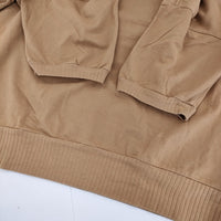 A VONTADE 鹿の子 コットンピケ クルーネック 半袖Ｔシャツ カットソー キャメル レディース アボンタージ【中古】5-0704S♪