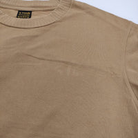 A VONTADE 鹿の子 コットンピケ クルーネック 半袖Ｔシャツ カットソー キャメル レディース アボンタージ【中古】5-0704S♪