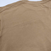 A VONTADE 鹿の子 コットンピケ クルーネック 半袖Ｔシャツ カットソー キャメル レディース アボンタージ【中古】5-0704S♪