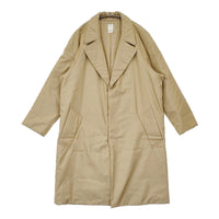 seya. 未使用 SK'GROVE PADDED COAT SILKY POWDER CUPRO サイズ2 定価167200円 コート 24AW ベージュ レディース セヤ【中古】5-0628T♪