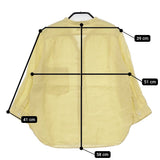 MARGARET HOWELL 578-0153616 FINE LINEN カラーレスシャツ サイズ1 ブラウス シャツ イエロー レディース マーガレットハウエル【中古】5-0822M△