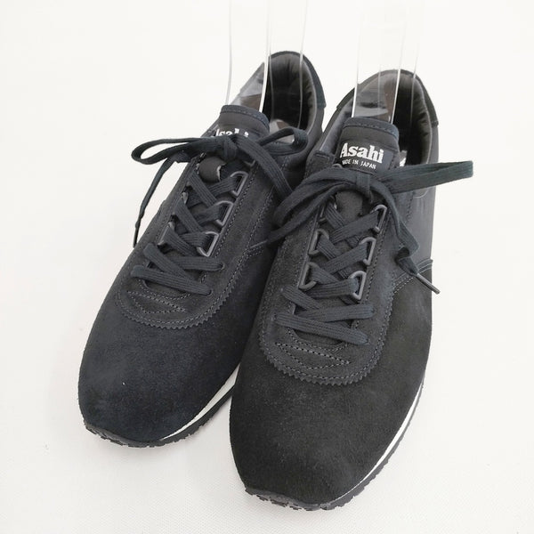ASAHI 新品 TRAINER 2 日本製 定価16500円 26cm スニーカー ブラック メンズ アサヒ【中古】5-0911G◎