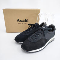 ASAHI 新品 TRAINER 2 日本製 定価16500円 26cm スニーカー ブラック メンズ アサヒ【中古】5-0911G◎