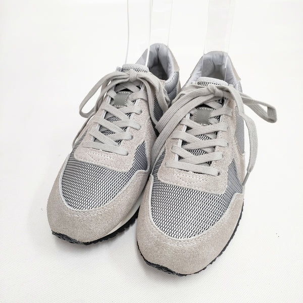 ASAHI 新品 TRAINER 日本製 定価16500円 22.5cm スニーカー グレー レディース アサヒ【中古】5-0911G◎