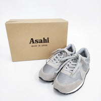 ASAHI 新品 TRAINER 日本製 定価16500円 22.5cm スニーカー グレー レディース アサヒ【中古】5-0911G◎
