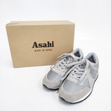 ASAHI 新品 TRAINER 日本製 定価16500円 22.5cm スニーカー グレー レディース アサヒ【中古】5-0911G◎