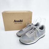 ASAHI 新品 TRAINER 日本製 定価16500円 26.5cm スニーカー グレー メンズ アサヒ【中古】5-0911G◎