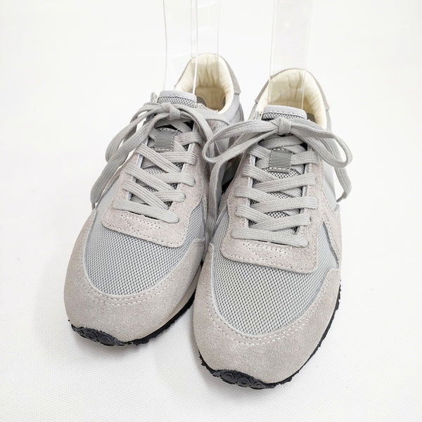ASAHI 新品 TRAINER 日本製 定価16500円 22.5cm スニーカー グレー レディース アサヒ【中古】5-0911G◎