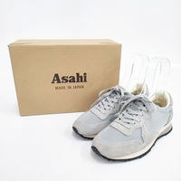 ASAHI 新品 TRAINER 日本製 定価16500円 22.5cm スニーカー グレー レディース アサヒ【中古】5-0911G◎