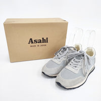 ASAHI 新品 TRAINER 日本製 定価16500円 23cm スニーカー グレー レディース アサヒ【中古】5-0911G◎