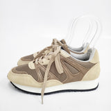 ASAHI 新品 TRAINER 4 日本製 定価19800円 22.5cm スニーカー ベージュ ブラウン レディース アサヒ【中古】5-0911G◎