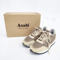 ASAHI 新品 TRAINER 4 日本製 定価19800円 22.5cm スニーカー ベージュ ブラウン レディース アサヒ【中古】5-0911G◎