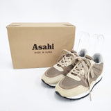 ASAHI 新品 TRAINER 4 日本製 定価19800円 22.5cm スニーカー ベージュ ブラウン レディース アサヒ【中古】5-0911G◎