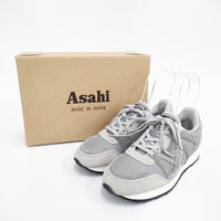 ASAHI 新品 TRAINER 4 日本製 定価19800円 23.5cm スニーカー グレー レディース アサヒ【中古】5-0911G◎