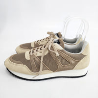 ASAHI 新品 TRAINER 4 日本製 定価19800円 27cm スニーカー ベージュ ブラウン メンズ アサヒ【中古】5-0911G◎
