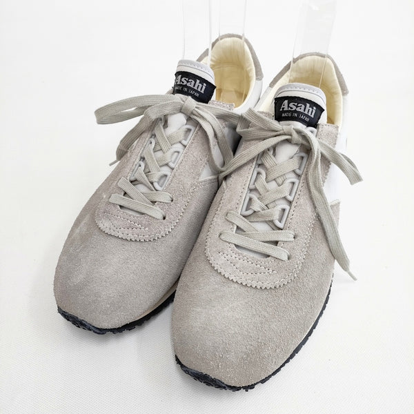 ASAHI 新品 TRAINER 2 日本製 定価16500円 26cm スニーカー グレー メンズ アサヒ【中古】5-0911G◎
