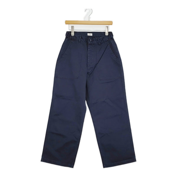 CIOTA 新品 コットンツイルベイカーパンツ 定価31900円 サイズ3 PTLM-144-SB パンツ ネイビー メンズ シオタ【中古】5-0710G♪