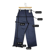 CIOTA 新品 コットンツイルベイカーパンツ 定価31900円 サイズ3 PTLM-144-SB パンツ ネイビー メンズ シオタ【中古】5-0710G♪