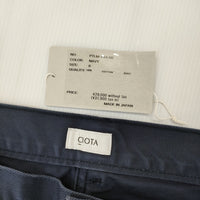 CIOTA 新品 コットンツイルベイカーパンツ 定価31900円 サイズ6 PTLM-144-SB パンツ ネイビー メンズ シオタ【中古】5-0710G♪