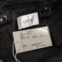 CIOTA 新品 Parka-shell M-1951 サイズ4 定価75900円 COLM-124 ミリタリー モッズコート 25SS ブラック メンズ シオタ【中古】5-0628M♪