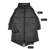 CIOTA 新品 Parka-shell M-1951 サイズ4 定価75900円 COLM-124 ミリタリー モッズコート 25SS ブラック メンズ シオタ【中古】5-0628M♪